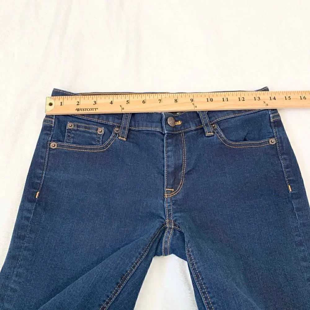 J.Crew Stretch Straight Leg Jeans Dark Wash Indigo Blue Women's‎ 26